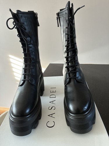 Stivali stringati casadei - stivali,